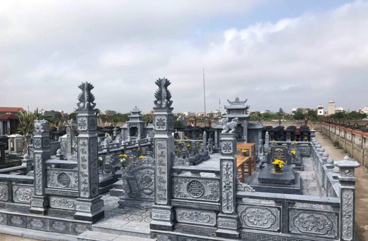 Khu Lăng Mộ đá xanh đen tự nhiên chất lượng cao