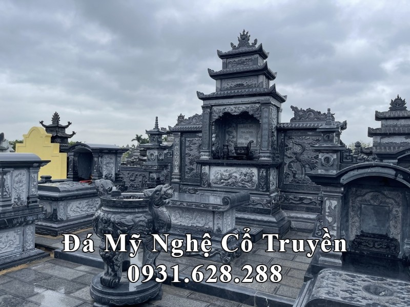 Khu Lăng Mộ đá xanh đen đẹp