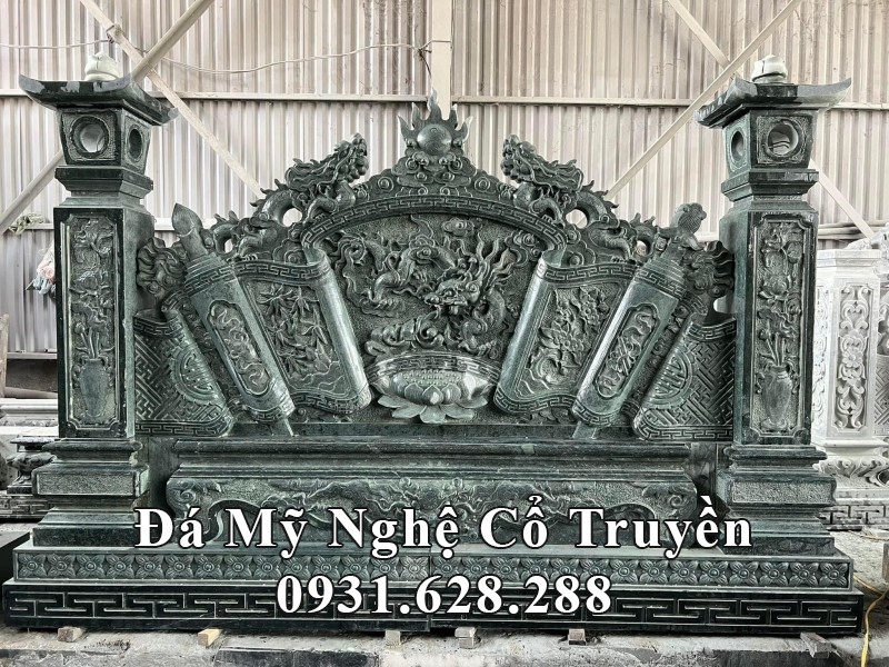 Mẫu Cuốn thư đá đẹp